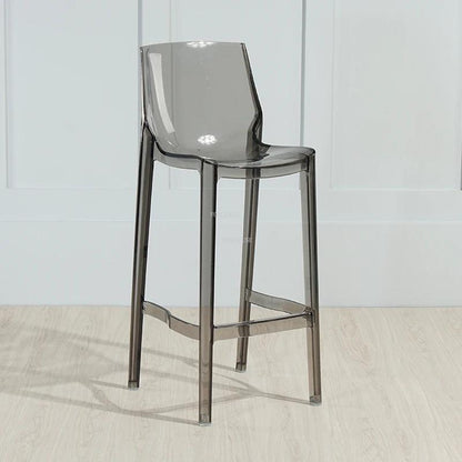 Nordic Transparent Acrylic Bar Chairs Simple High Stool Modern Luxury Bar Chairs Backrest Taburetes Cocinas Kitchen Furniture