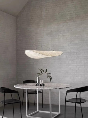 Nordic Wabi Sabi Chandelier Lustre Dining Room Living Room LED Pendant Light Modern Bedroom Loft Bar Handmade Silk Hanghing Lamp