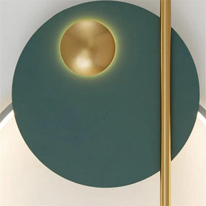 Nordic circle wall light sofa background decoration coloured lamp designer living room bedside lamp corridor wall lighting