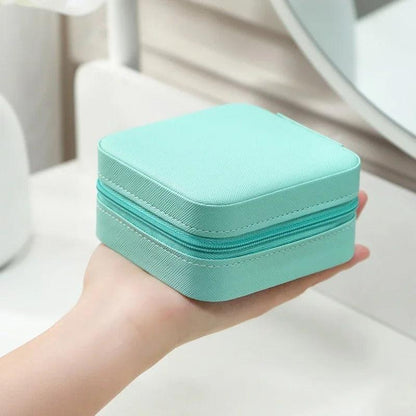 Portable Jewelry Accessory Storage Box Earrings Necklaces Rings Travel Storage Bag Jewelry Boxes Organizer Display Box