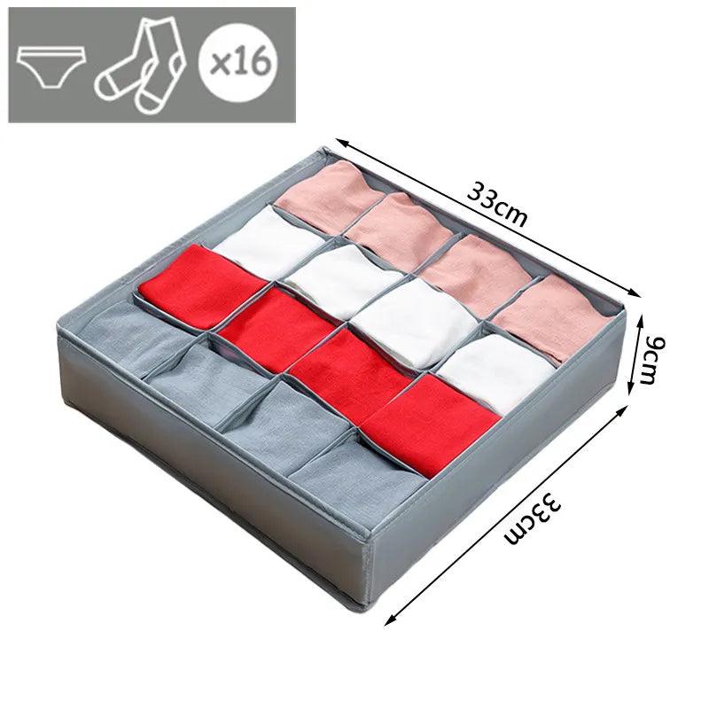 Socks Organizer Underwear Bra Storage Box Cabinet Drawer Organizer For Clothes Ties Wardrobe Clothes Organizer Cabinet Separator