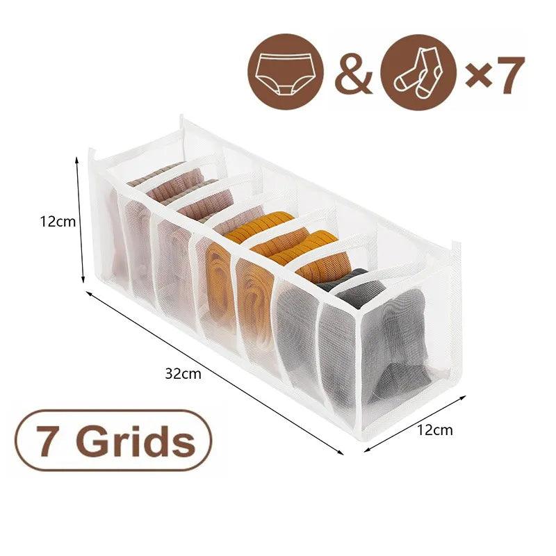 Socks Organizer Underwear Bra Storage Box Cabinet Drawer Organizer For Clothes Ties Wardrobe Clothes Organizer Cabinet Separator