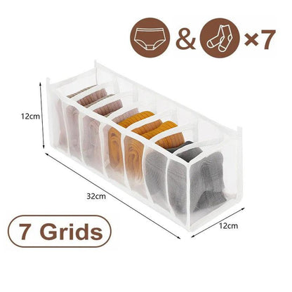 Socks Organizer Underwear Bra Storage Box Cabinet Drawer Organizer For Clothes Ties Wardrobe Clothes Organizer Cabinet Separator