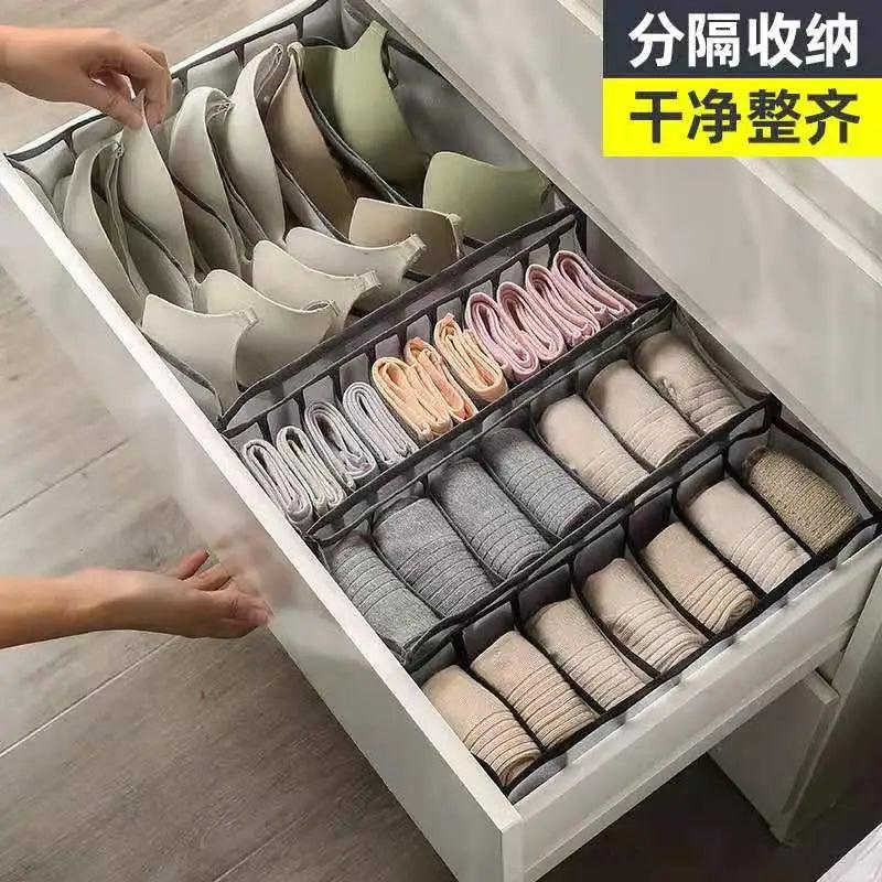 Underwear Bra Organizer Storage Box Drawer Closet Organizers Divider Boxes For Underwear Scarves Socks Bra