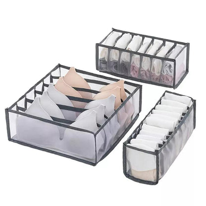 Underwear Bra Organizer Storage Box Panties Socks Storage Boxes Wardrobe Clothes Organizer Drawers Separator Boxes