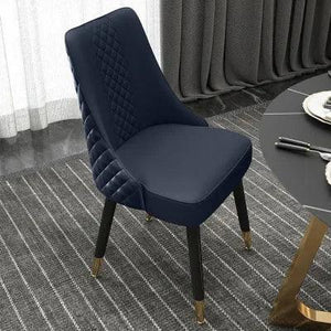 Unique Lounge Dining Chair Nordic Light Luxury Household Solid Leather Hotel Dining Table Chair Leisure Silla Italian Furniture