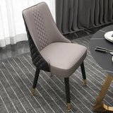 Unique Lounge Dining Chair Nordic Light Luxury Household Solid Leather Hotel Dining Table Chair Leisure Silla Italian Furniture