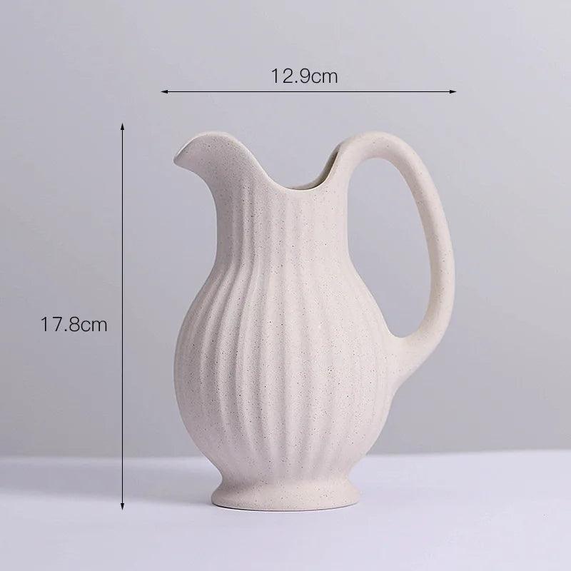 Vases Ceramic Vase Home Decor Nordic Room Decor Modern Wedding Decoration Accessories Desktop Art Decorations Dropshipping