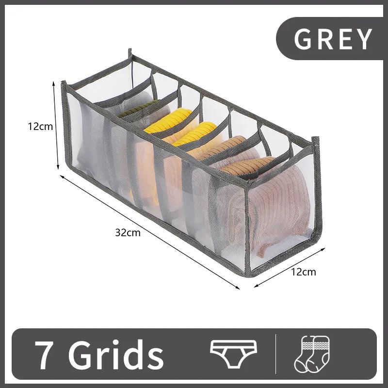 Visible Wardrobe Storage Organizers For Clothes T-Shirts Storage Artifact Jeans Underwear Pants Organizer Box For Cabinet Drawer