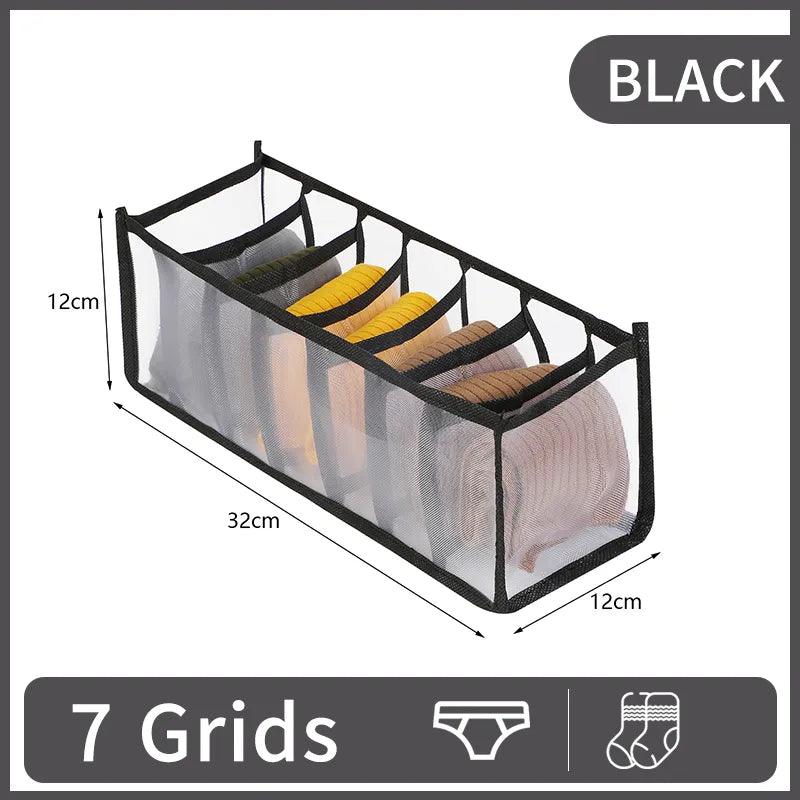 Visible Wardrobe Storage Organizers For Clothes T-Shirts Storage Artifact Jeans Underwear Pants Organizer Box For Cabinet Drawer