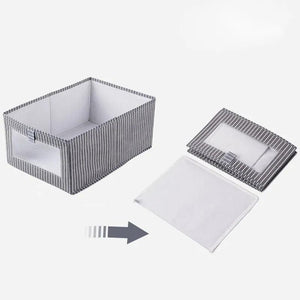 Visible Wardrobe Storage Organizers For Clothes T-Shirts Storage Artifact Jeans Underwear Pants Organizer Box For Cabinet Drawer