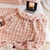 Winter Blanket Autumn Luxury Imitation Fur Plush Super Soft Warm Blankets Bed Sofa Cover Fluffy Throw Blanket Bedroom Couch