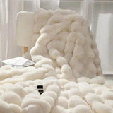 Winter Blanket Autumn Luxury Imitation Fur Plush Super Soft Warm Blankets Bed Sofa Cover Fluffy Throw Blanket Bedroom Couch