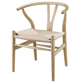 Wooden Wishbone Chair Hans Wegner Y Chair Solid OAK Wood Dining Room Furniture Luxury Dining Chair Armchair Classic Design