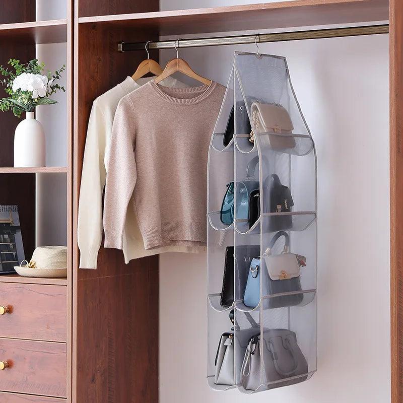 luluhut Handbag hanging organizer Hanging bag for Storage handbag Wardrobe hanging organizers Handbag organizer for closet