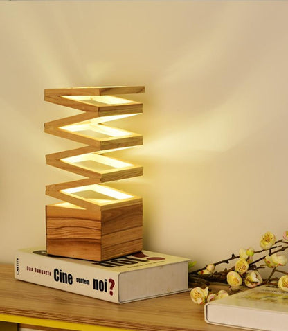 Minimalist Wooden Desk Lamp