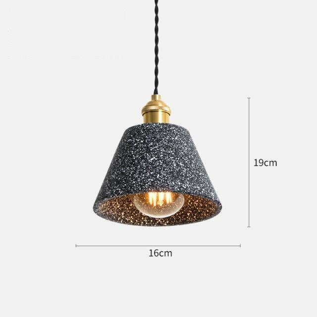 Smoke Grey Cement Pendant Lights