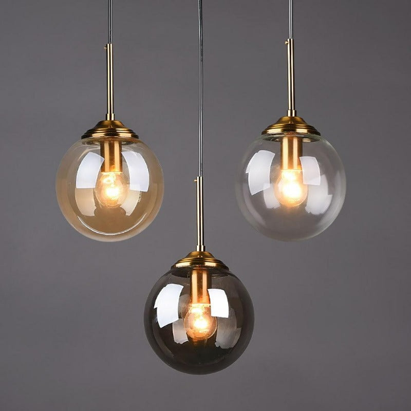 Modern Glass Globe Pendant Lights