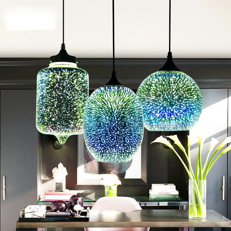 Green Modern Hanging Lamp